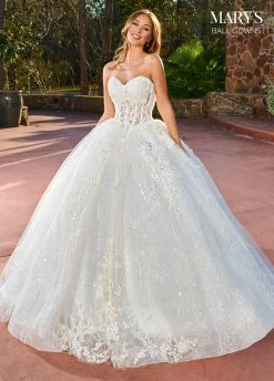 Strapless Sweetheart Wedding Ball Gown By Mary's Bridal MB6103 -Dresses Shop strapless sweetheart wedding ball gown by marys bridal mb6103 wedding dresses marys bridal ball gowns collection 197635