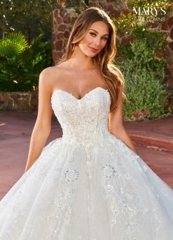 Strapless Sweetheart Wedding Ball Gown By Mary's Bridal MB6103 -Dresses Shop strapless sweetheart wedding ball gown by marys bridal mb6103 wedding dresses marys bridal ball gowns collection 970644