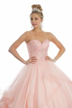 Tiered Sweetheart Ball Gown By Juliet 1424 -Dresses Shop tiered sweetheart ball gown by juliet 1424 quinceanera dresses juliet 851963