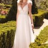 Tulle A-line Bridal Gown By Cinderella Divine CD971W -Dresses Shop tulle a line bridal gown by cinderella divine cd971w long formal dresses cinderella divine 4 off white 617522