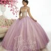 Two-Tone Tulle Quinceanera Dress By Fiesta Gowns 56344 -Dresses Shop two tone tulle quinceanera dress by fiesta gowns 56344 quinceanera dresses house of wu fiesta gowns 0 orchid 278330