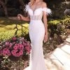 White Feather Bridal Gown By Cinderella Divine J824W 1 White Feather Bridal Gown By Cinderella Divine J824W -Dresses Shop white feather bridal gown by cinderella divine j824w long formal dresses cinderella divine 4 off white 790030