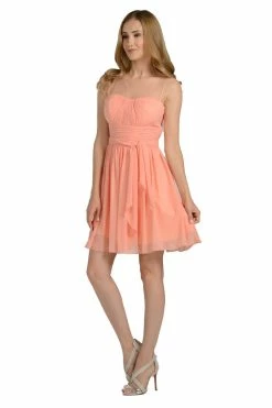 White Short Sleeveless Illusion Dress With Bow By Poly USA -Dresses Shop white short sleeveless illusion dress with bow by poly usa short cocktail dresses poly usa xs coral 740389