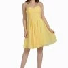 Yellow Ruched Short Strapless Sweetheart Dress By Poly USA -Dresses Shop yellow ruched short strapless sweetheart dress by poly usa short cocktail dresses poly usa xs yellow 203537
